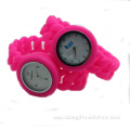 Fashion Young Lady Silicone Quartz Watch